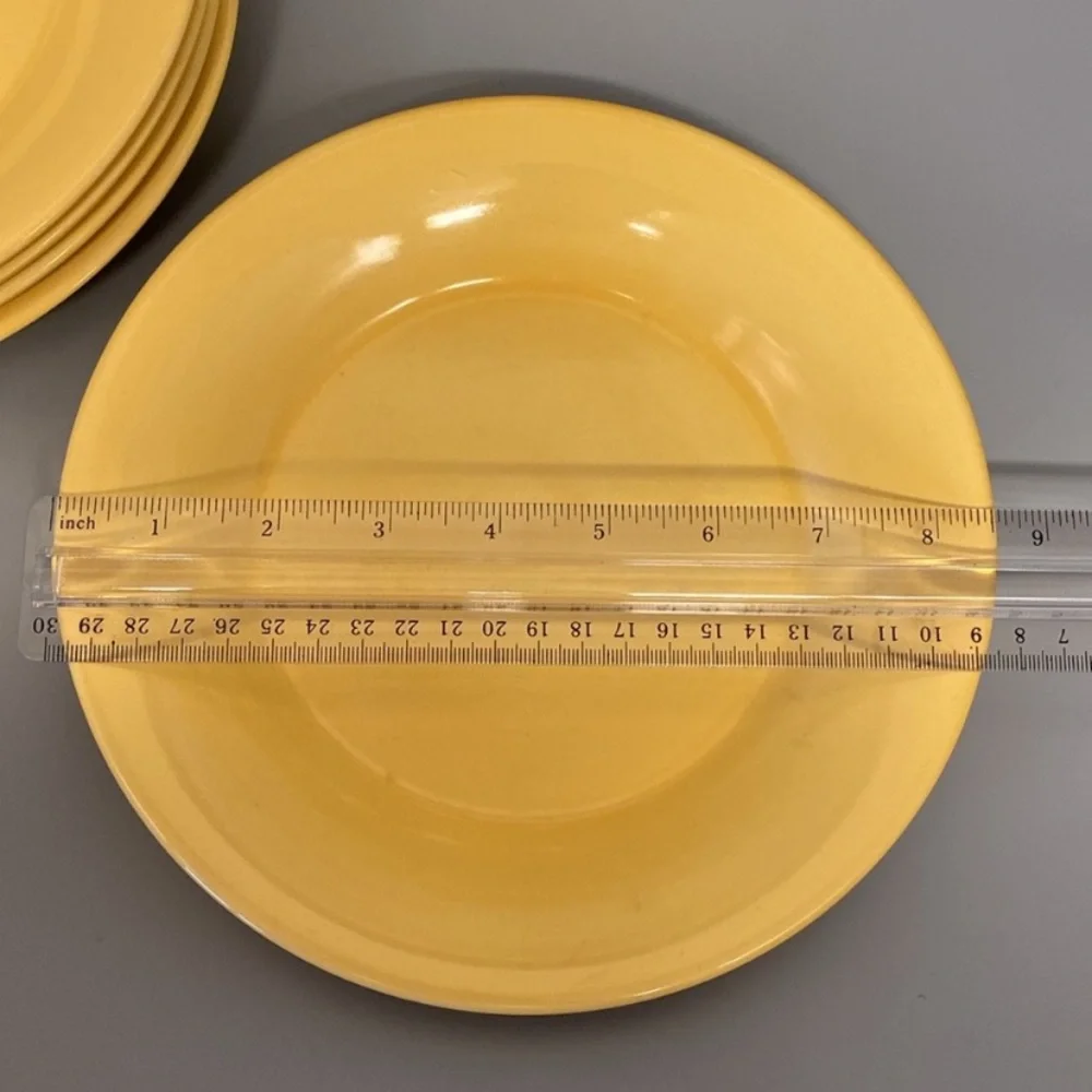 Pier 1 Yellow Ceramic Dinnerware Set